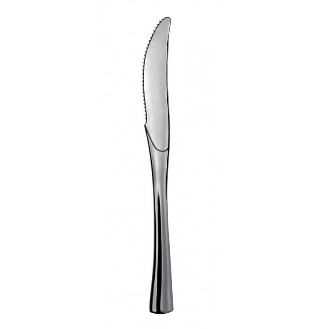 50 COLTELLI METAL CROMATO