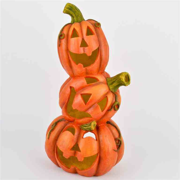 3 ZUCCHE DI HALLOWEEN IN ARGILLA
