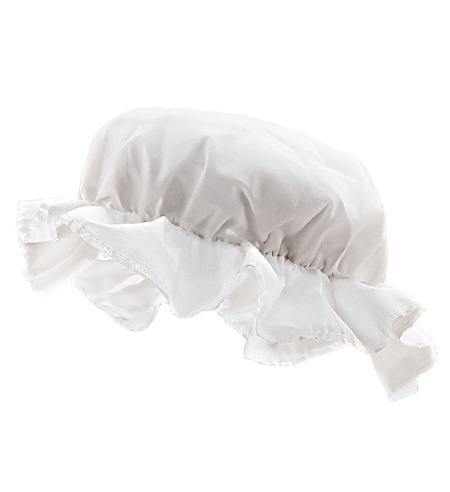 Cuffia agroalimentare in cotone bianco Cuffia agroalimentare in cotone bianco