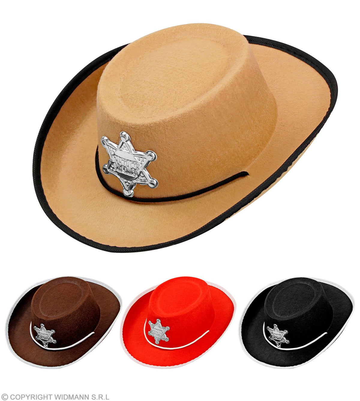 Appendiabiti Da Parete Per Cappelli Da Cowboy - Set Da 2 Rack Per 8 Cappelli, Design A Stella, Metallo Nero - 2