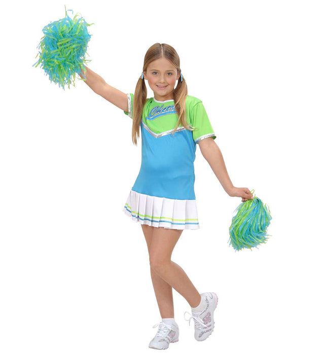 COSTUME POM POM GIRL PER BAMBINA YOUNG CHEERLEADER