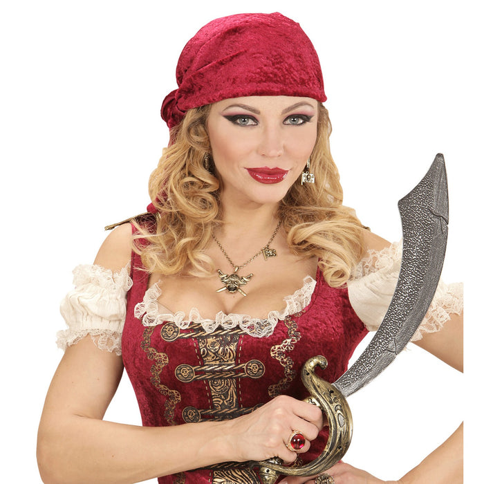 ANELLO ORO CON GEMMA ROSSA