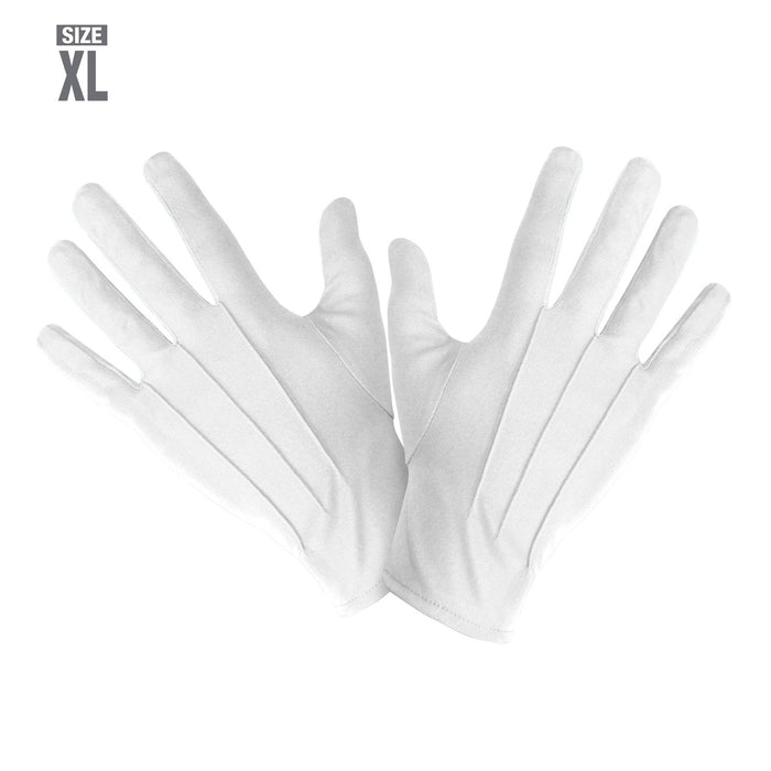 Paio di guanti bianchi taglia xl da uomo —