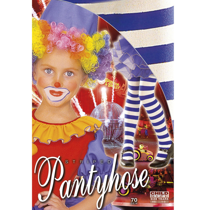 COLLANT RIGATI BIANCO BLU S