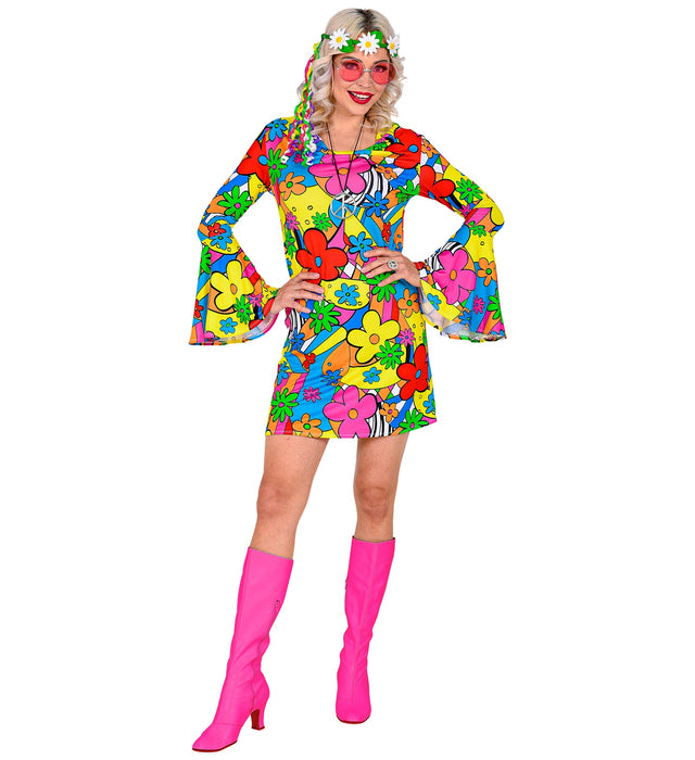 COSTUME DONNA ANNI 70 GROOVY STYLE M