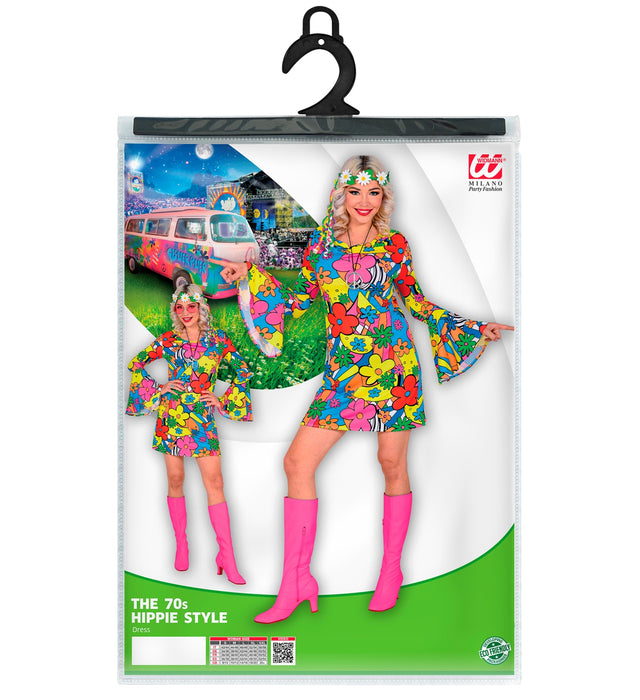 COSTUME DONNA ANNI 70 GROOVY STYLE M