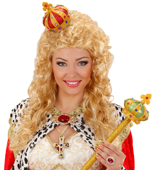 SET GIOIELLI PER TRAVESTIMETO REALE DA RE E REGINA