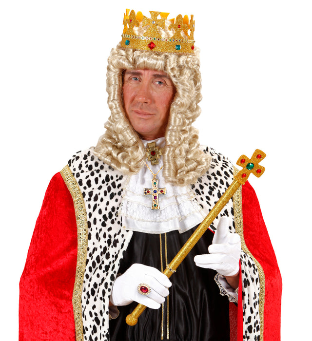 SET GIOIELLI PER TRAVESTIMETO REALE DA RE E REGINA