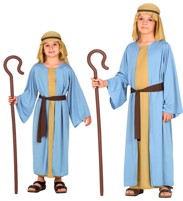 COSTUME PASTORE AZZURRO PRESEPE VIVENTE