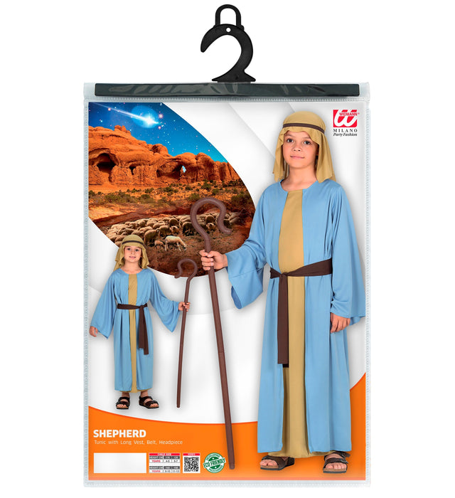 COSTUME PASTORE AZZURRO PRESEPE VIVENTE