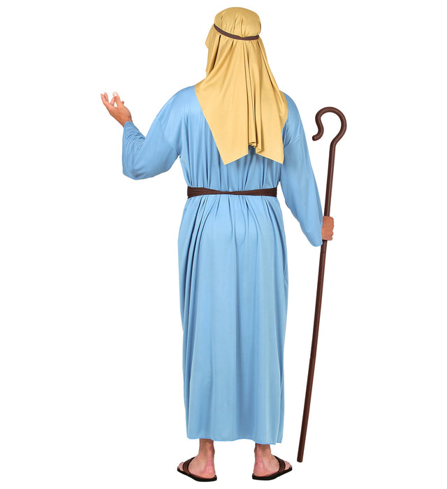 COSTUME PASTORE AZZURRO PER ADULTO PER PRESEPE VIVENTE