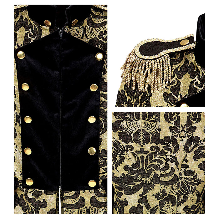 CAPPOTTO PARATA JACQUARD ORO M