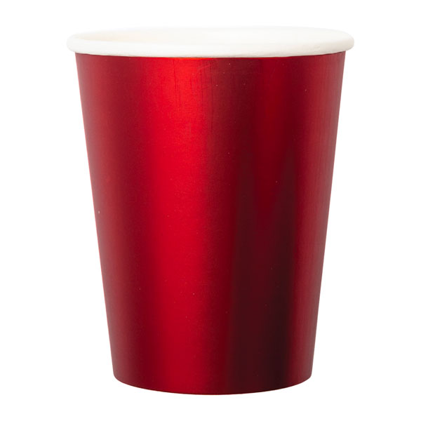 COORDINATO ROSSO SATIN CARTA RICICLABILE