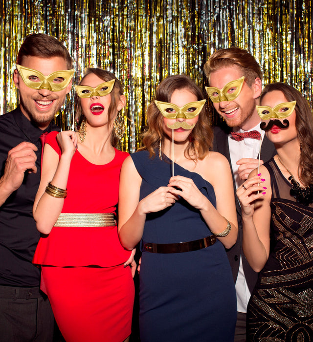 DOMINO PAPILLON METALLIZZATO