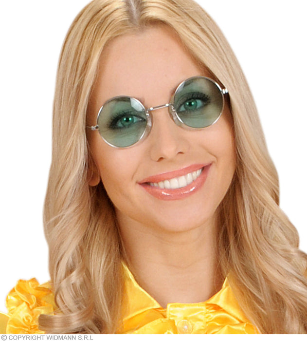 OCCHIALI HIPPIE ANNI 70 FIGLIO DEI FIORI