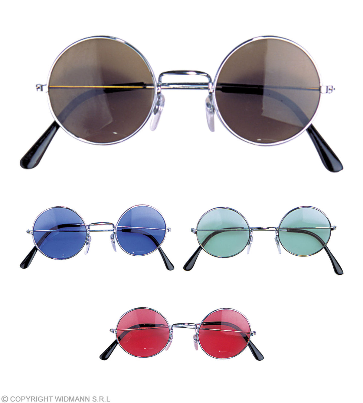 Occhiali Rotondi Travestimento Hippie - Nero - 2.50€ - Kiabi - Foto 9