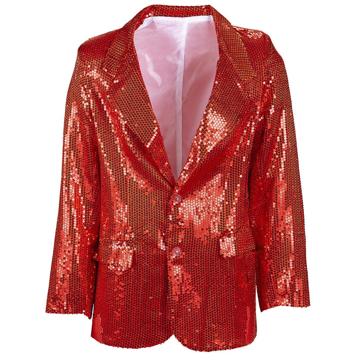 GIACCA IN PAILLETTES ROSSA