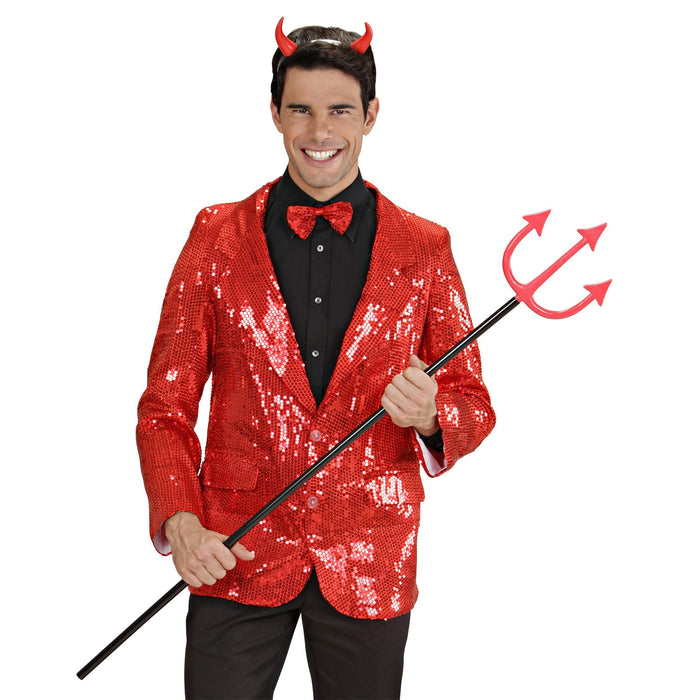 GIACCA IN PAILLETTES ROSSA