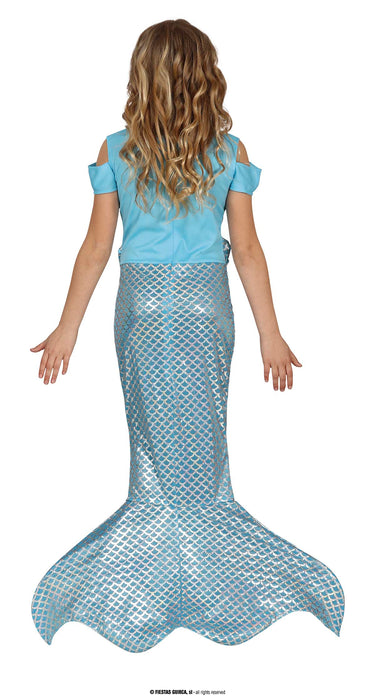 COSTUME SIRENA DEL MARE 10-12 ANNI
