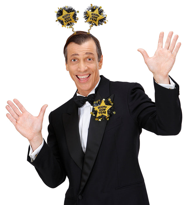 CERCHIETTO HAPPY NEW YEAR ORO
