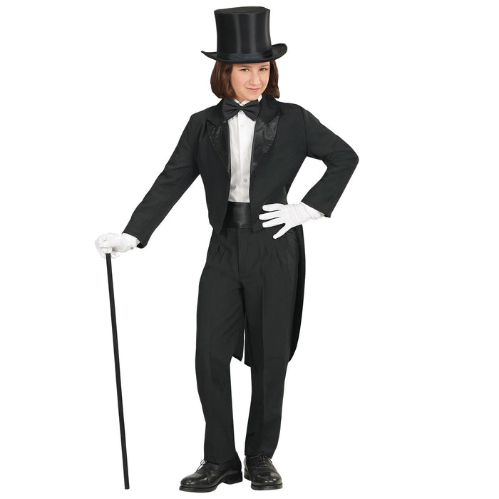 FRAC NERO CON COLLETTO 11-13 ANNI —