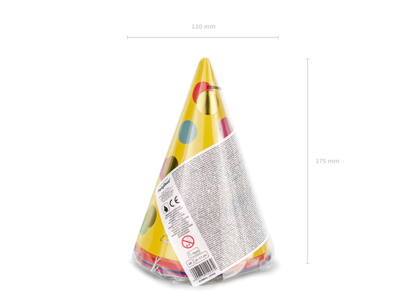 6 CAPPELLINI PER FESTA DI COMPLEANNO