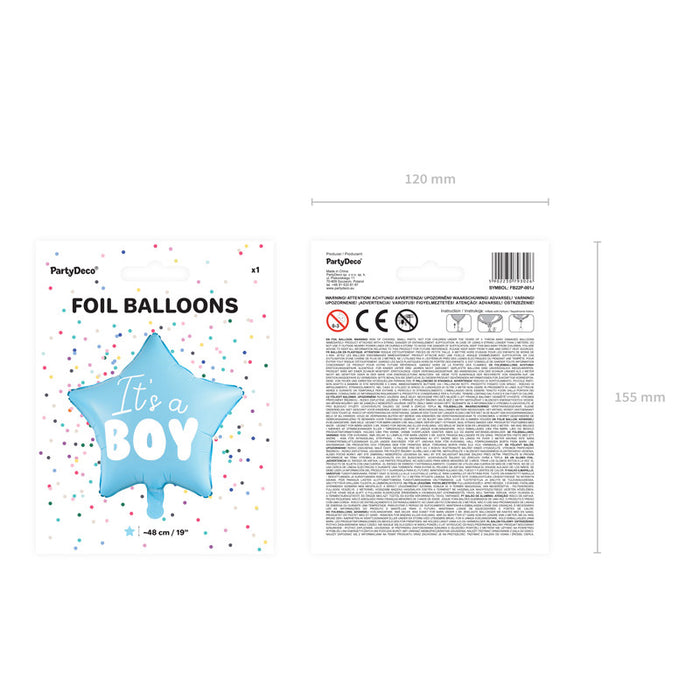 PALLONCINO STELLA AZZURRA IT'S A BOY