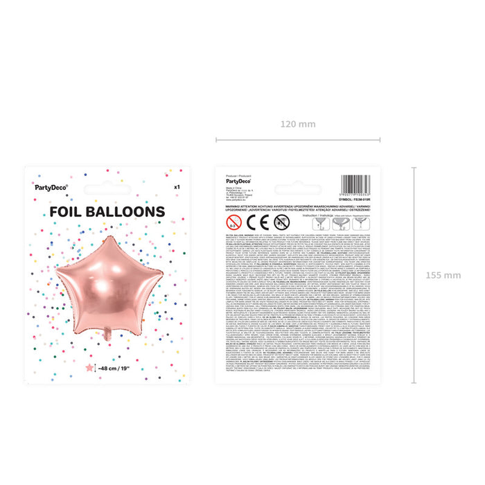 PALLONCINO STELLA ROSE GOLD 48 CM