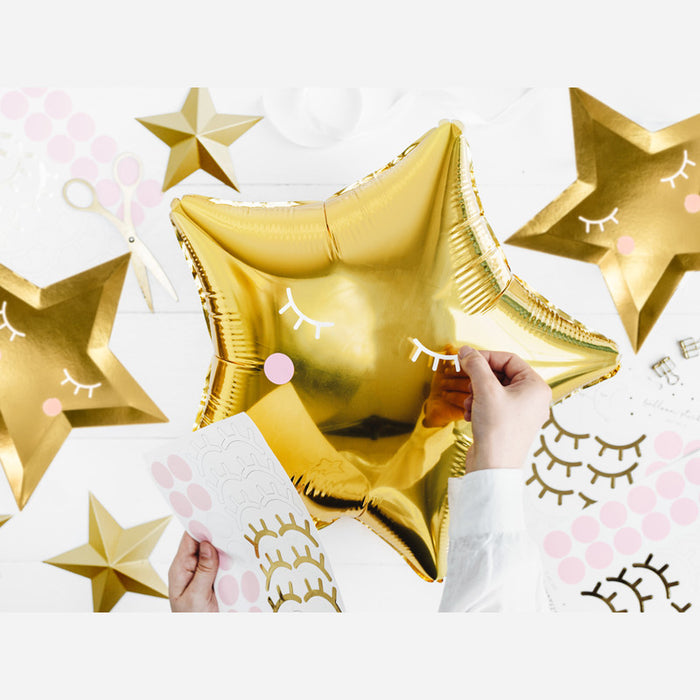 PALLONE STELLA ORO IN FOIL CM 48