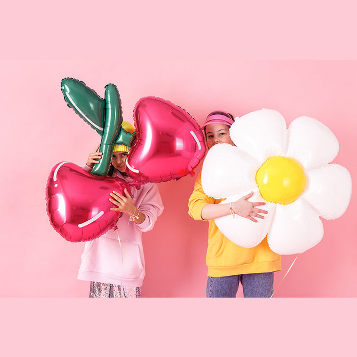 PALLONE FIORE MARGHERITA IN FOIL CM 75