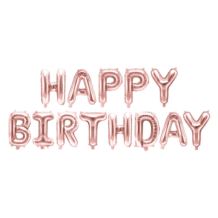 PALLONCINI HAPPY BIRTHDAY ROSE GOLD