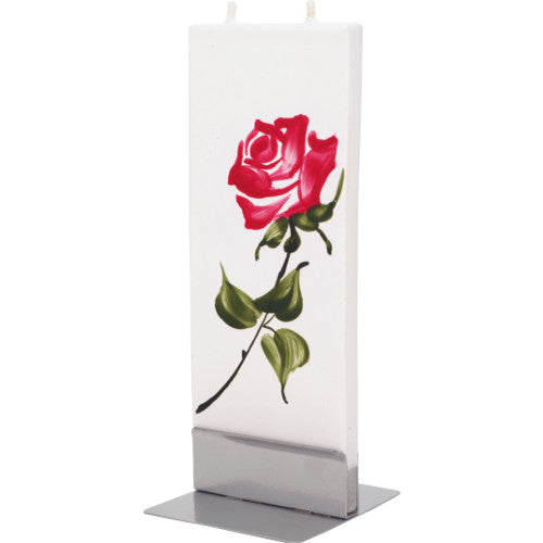 CANDELA DECORATIVA HAND MADE TEMA FLOREALE