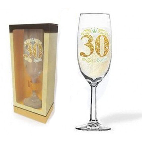 FLUTE ANNI FANTASTICI COMPLEANNO IN VETRO