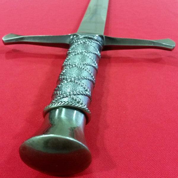 SPADA TEMPLARE CON SUPPORTO IN LEGNO