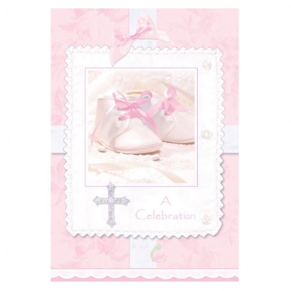 8 INVITI BATTESSIMO ROSA