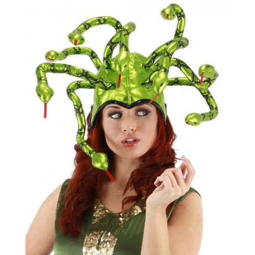 COPRICAPO MEDUSA CON SERPENTI DEA GRECA