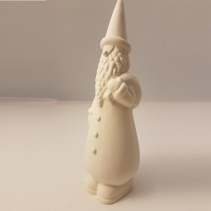 BABBO NATALE AVORIO IN POLYRESINA CM 24