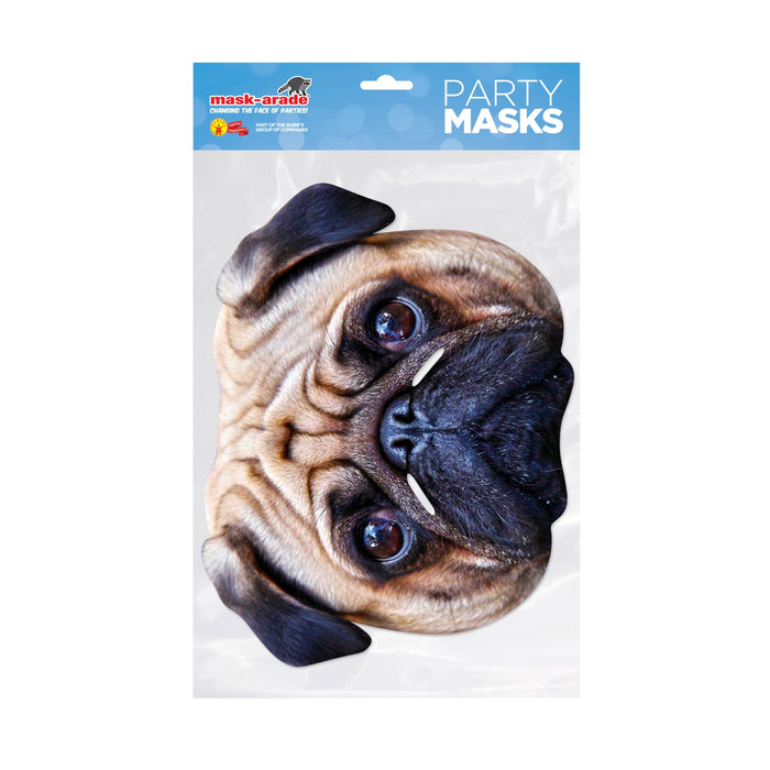 MASCHERA CANE CARLINO IN CARTONCINO