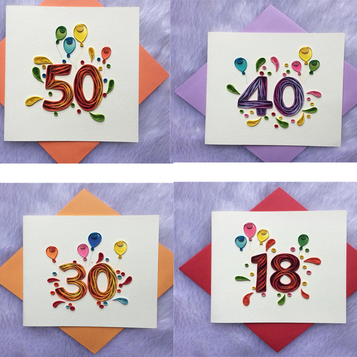 BIGLIETTO 50 ANNI FILIGRANA DI CARTA