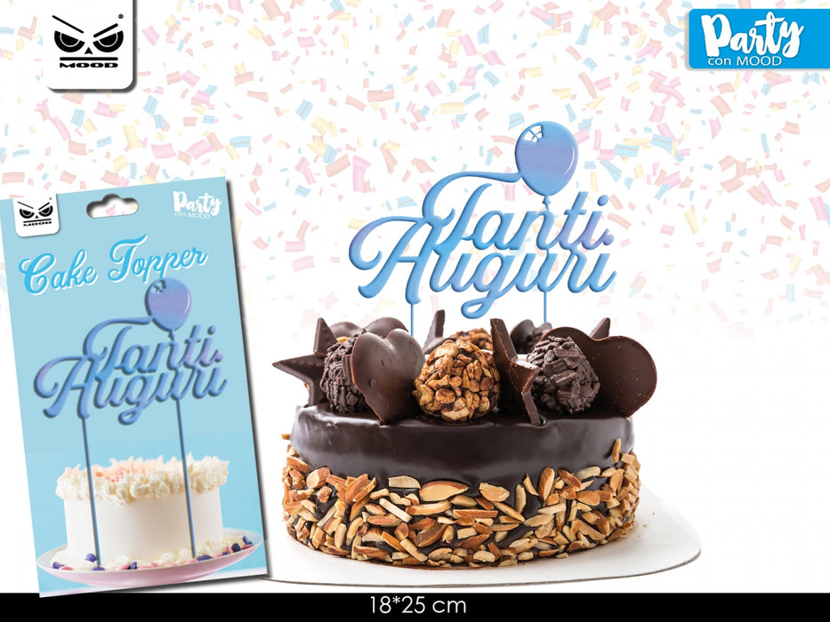 CAKE TOPPER TANTI AUGURI