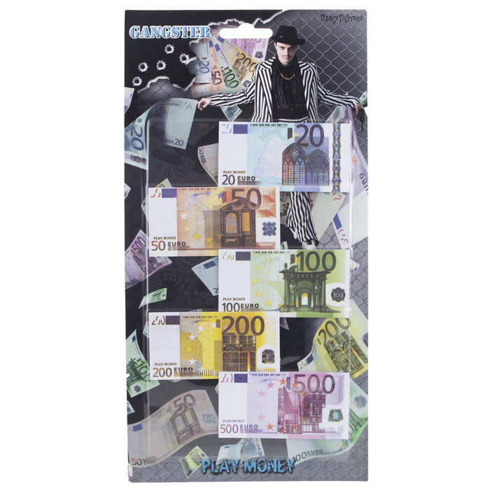 100 BANCONOTE EURO FAC SIMILE IN TAGLI ASSORTITI