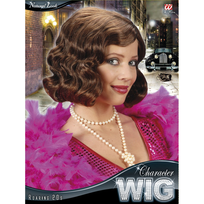PARRUCCA ANNI 20 RUGGENTI CASTANA