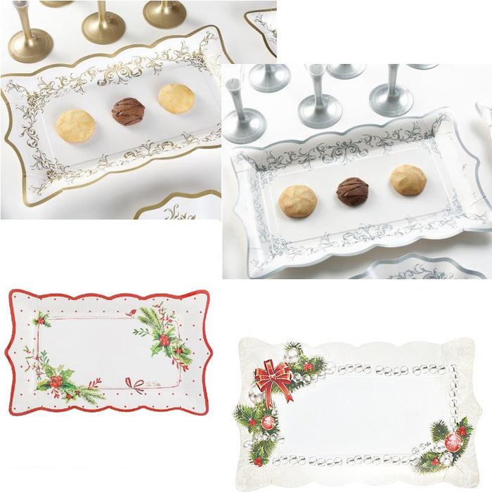 4 VASSOI NATALE A TAVOLA