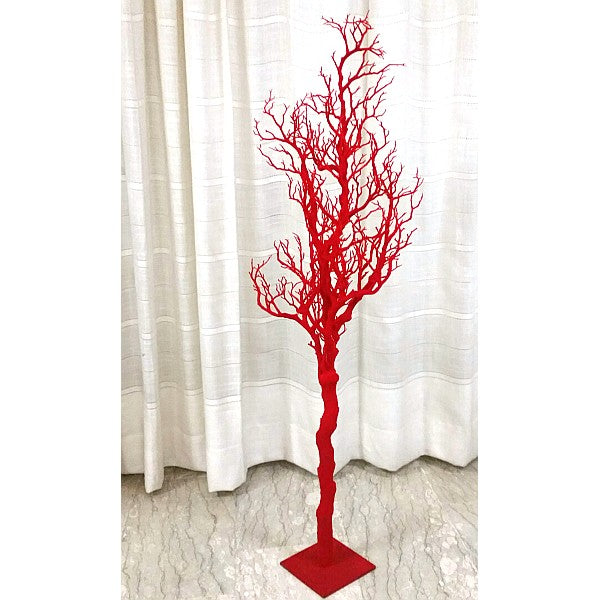 ALBERELLO IN VELLUTO ROSSO CM 145