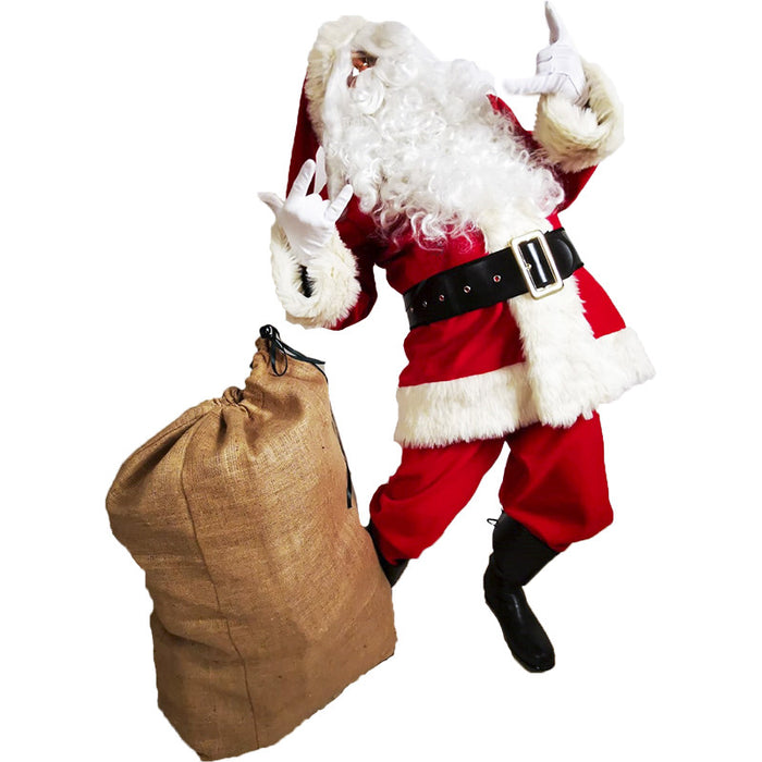 COSTUME DA BABBO NATALE LUSSO