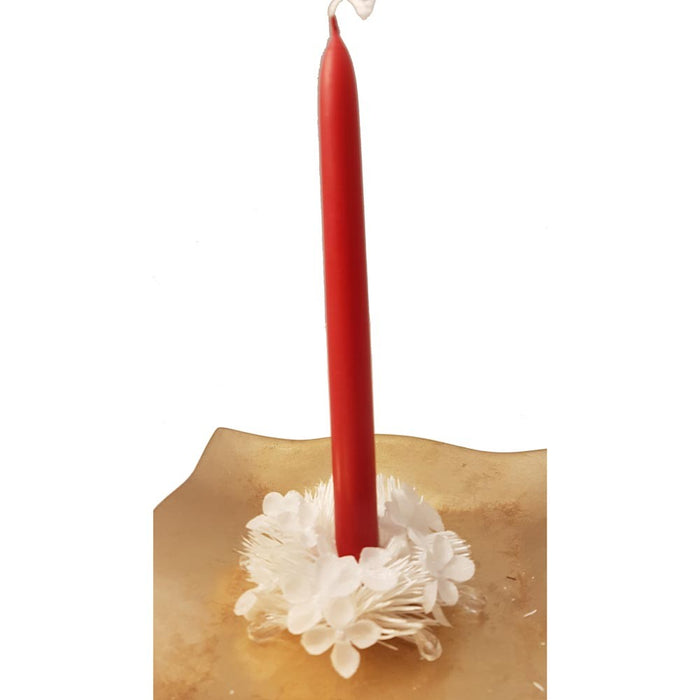 CORONCINA FIORI AGHI BIANCO