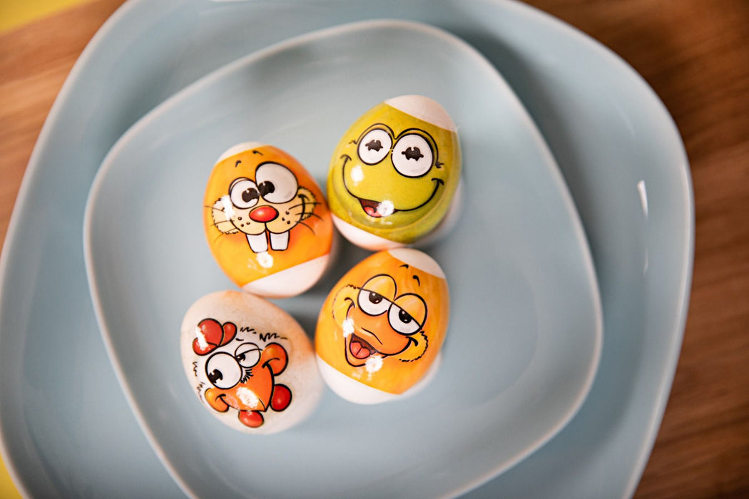 12 FASCETTE CON DECORO PASQUALE PER UOVA