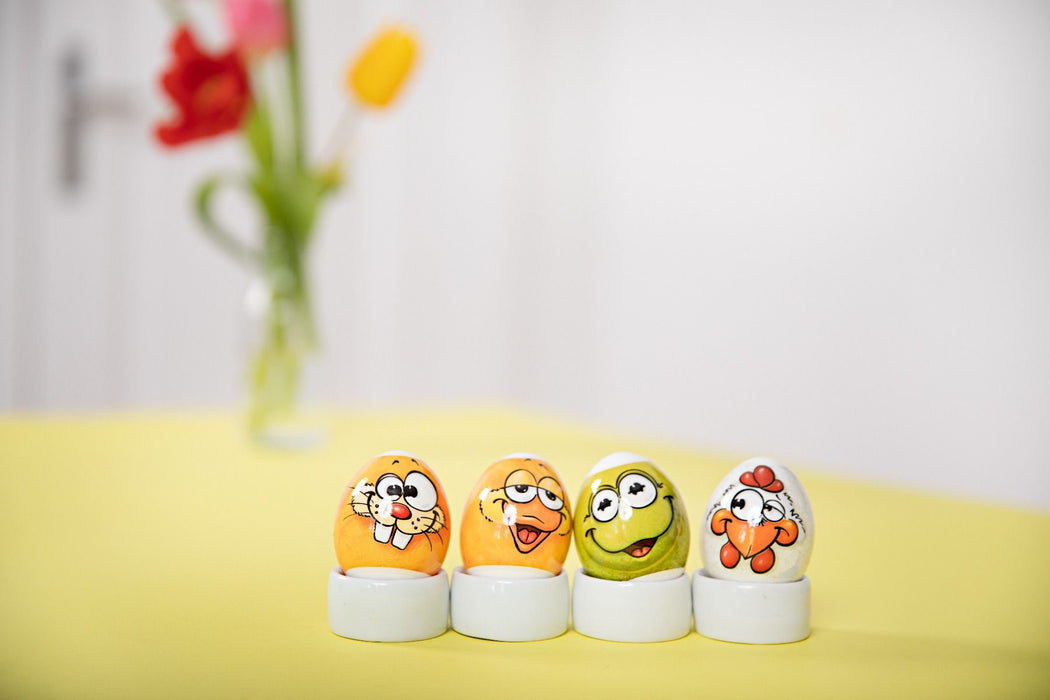 12 FASCETTE CON DECORO PASQUALE PER UOVA