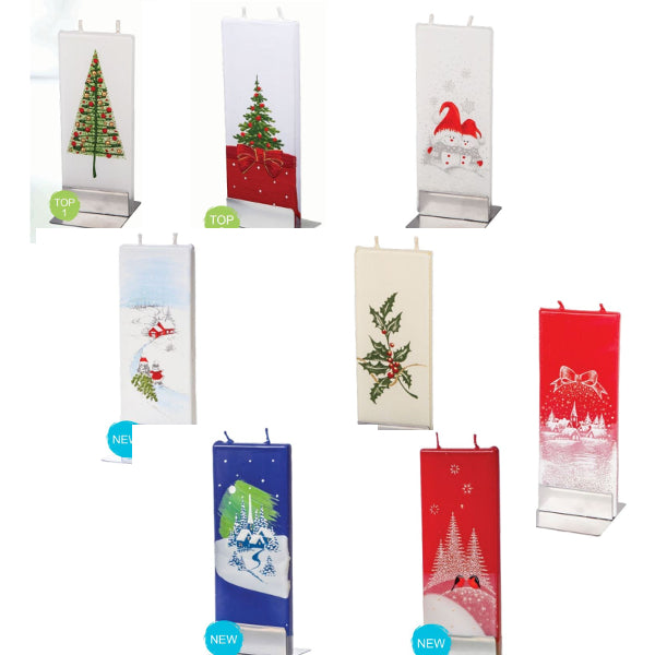 CANDELA DECORATIVA HAND MADE NATALIZIA