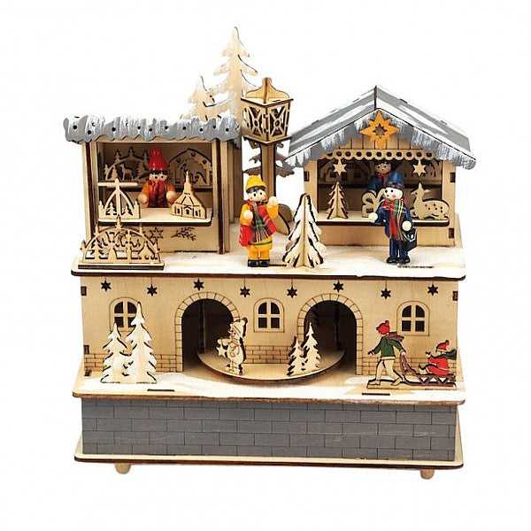 CARILLON IN LEGNO MERCATINO DI NATALE